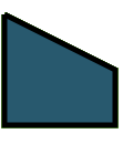 Blue polygon swatch legend item